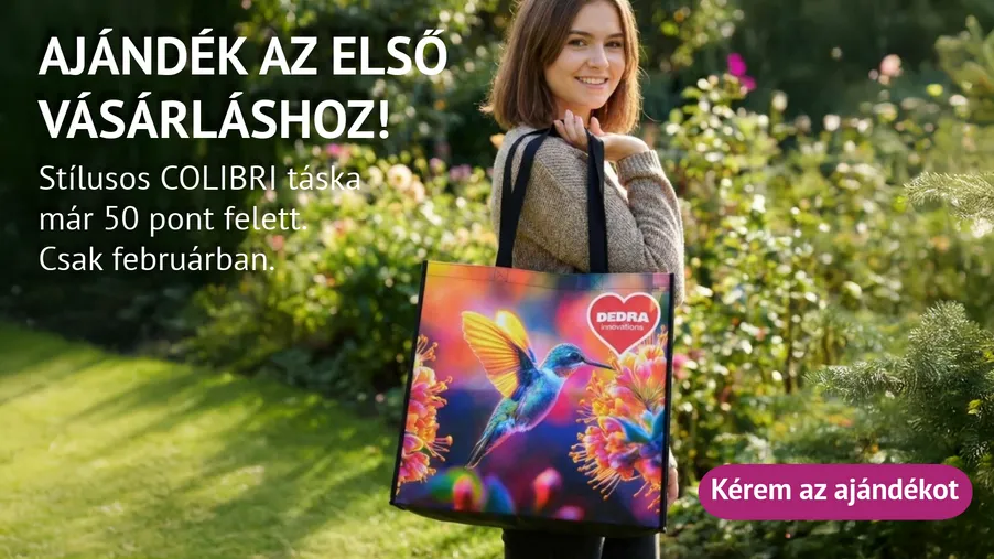 Februári meglepetés: Stílusos COLIBRI táska ajándékba az első vásárláshoz! 🎁